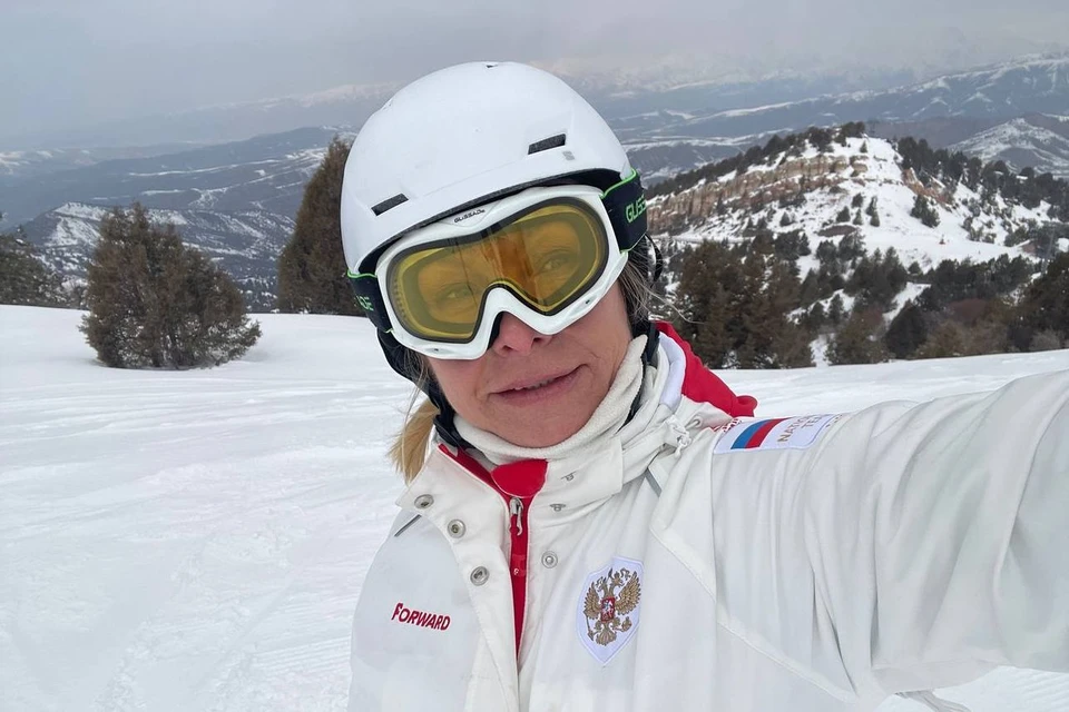 Анна Терешкова провела выходные в горах. Фото: https://t.me/tereshkovaave