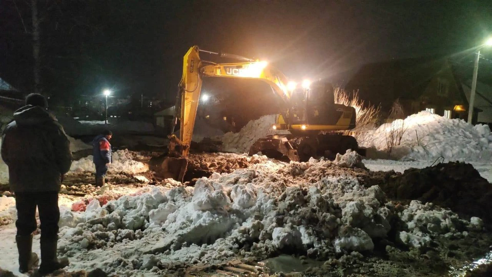 В Димитровграде из-за аварии без холодной воды остались жители 101 дома | ФОТО: телеграм-канал Сергея Сандрюкова