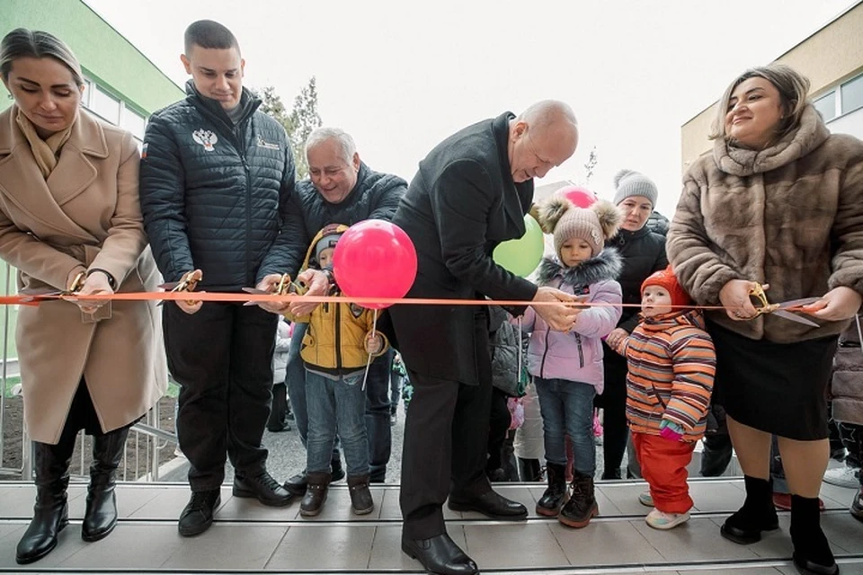 В Ильичевском районе Мариуполя после капремонта открыли ясли-сад. Фото: ТГ/Моргун