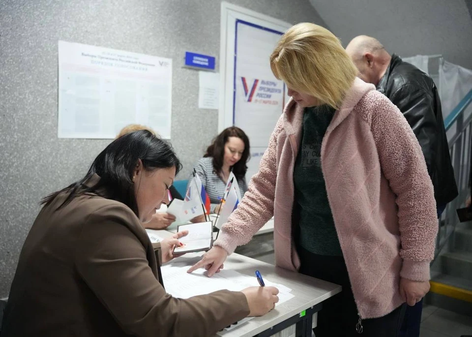 В Запорожской области 17 марта проходит финальный день голосования на основном этапе выборов президента России. ФОТО: Избирком ЗО