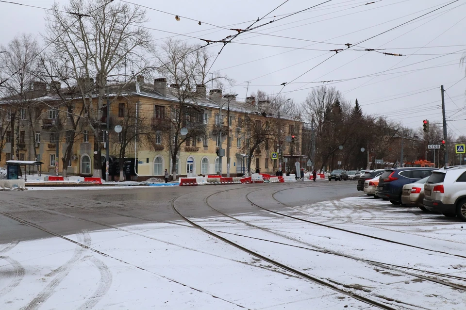 Замена трамвайных путей на перекрестке Нартова и Бекетова начнется 20 марта.