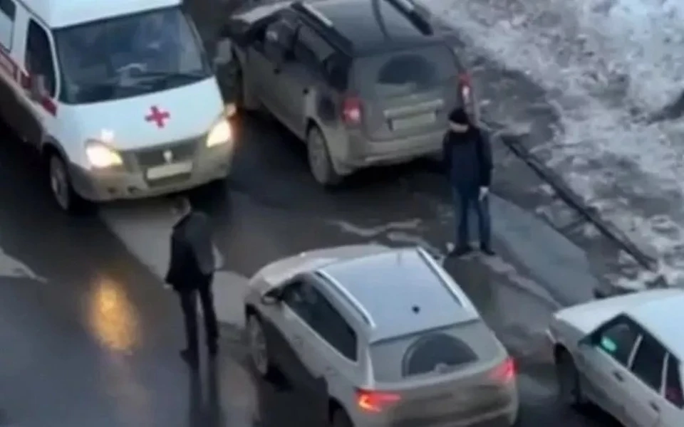 Скорая спешила на вызов к беременной женщине. Фото: пресс-служба МВД по Удмуртии