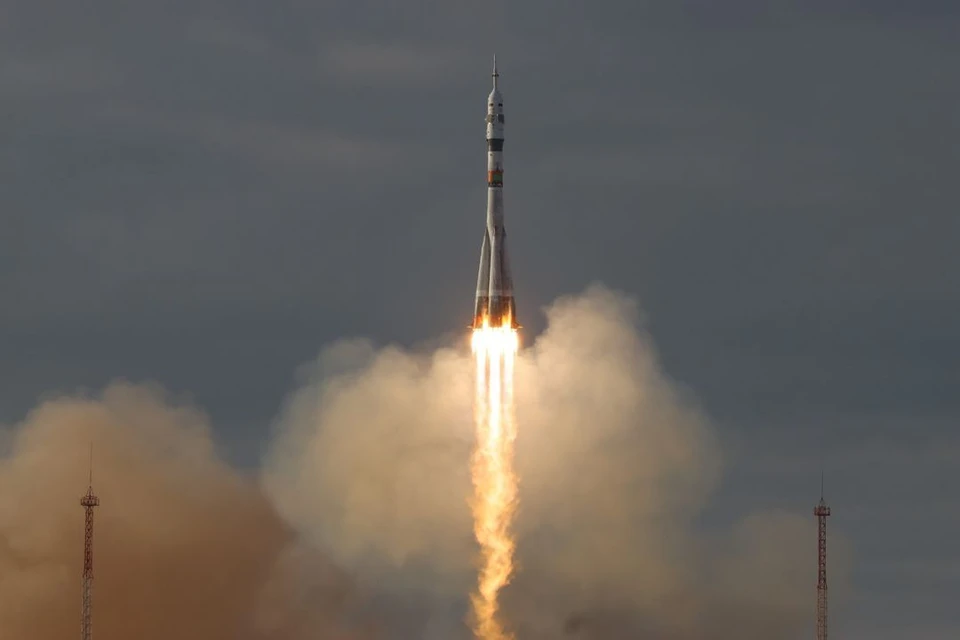Ракета стартовала с Байконура. Фото: Алексей Поляков