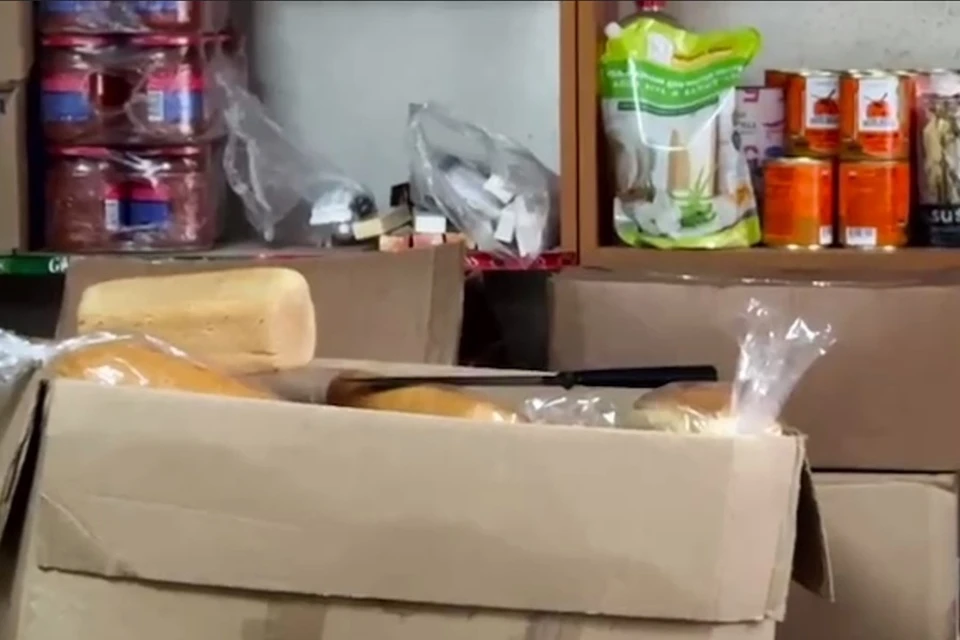 Товаропроизводители из ДНР доставили продукты питания жителям Авдеевки. Фото: ТГ/Крамаренко