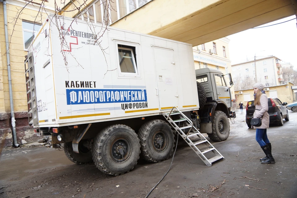 В Ульяновске в субботу на Минаева, 48 подъедет мобильный флюорограф