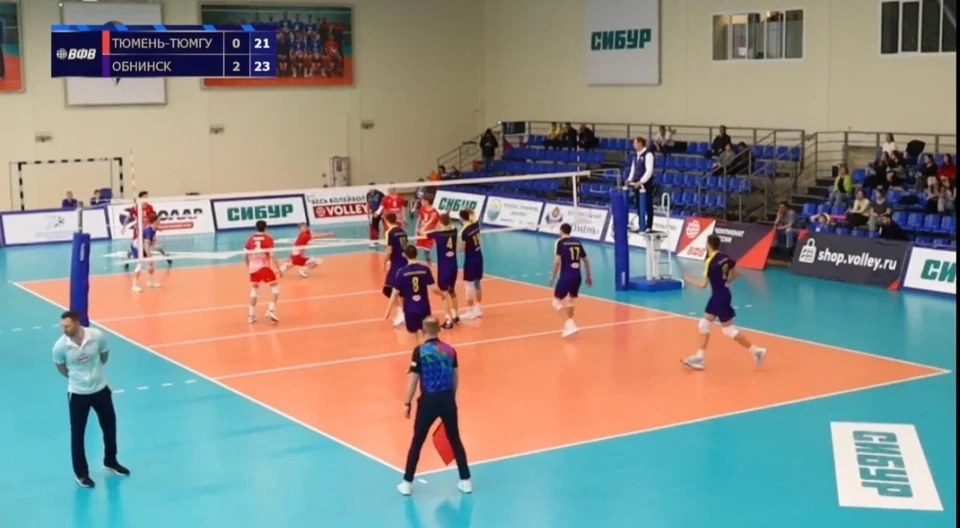 Волейбольный клуб «Обнинск» дважды победил в гостях команду «Тюмень-ТюмГУ»