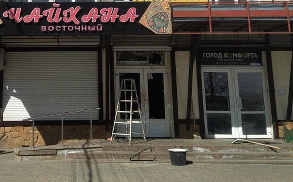 В кафе произошел ночью взрыв