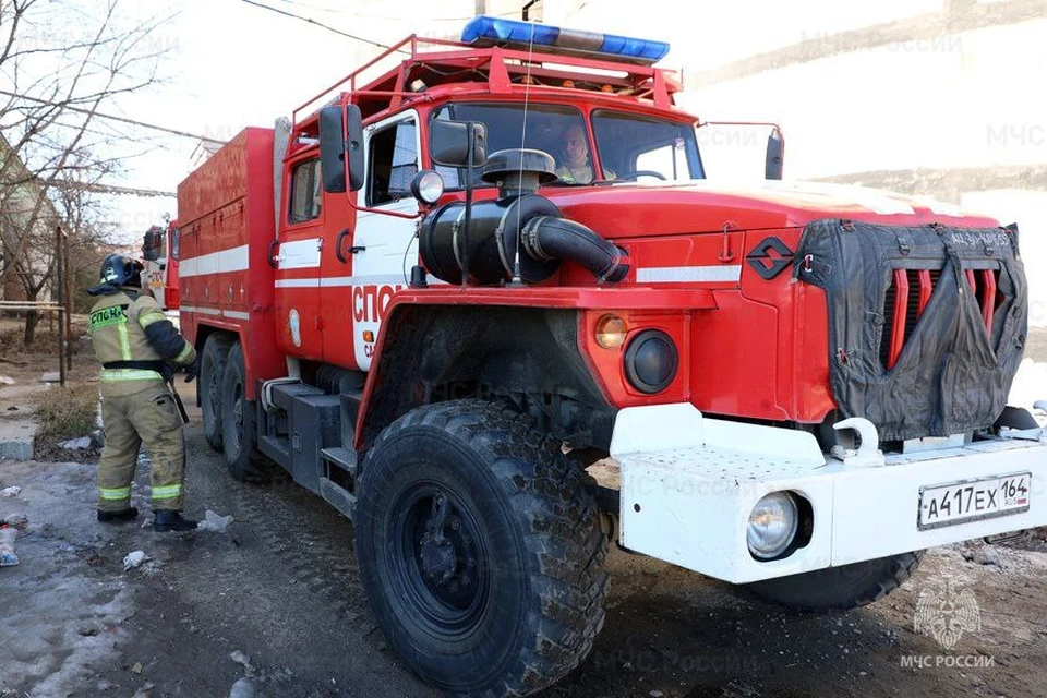 С начала года на пожарах в Саратовской области погибли 39 человек (фото: ГУ МЧС)