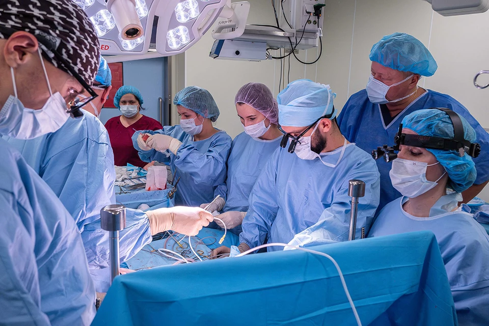 Впервые такая трансплантация была проведена младенцу в многопрофильной больнице. Фото: Пресс-служба Минздрава РФ