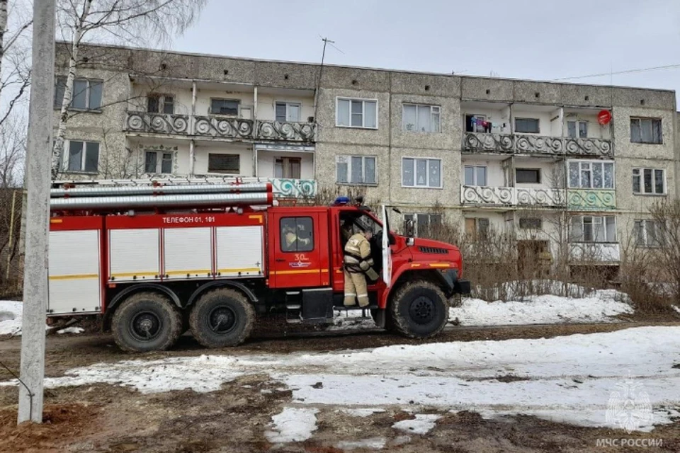 Инцидент произошел в деревне Краснополье. Фото: ГУ МЧС по Кировской области