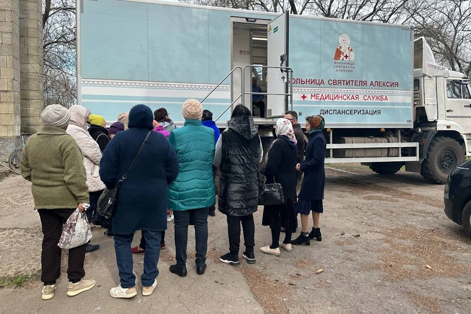 В Новотроицком районе работает передвижной мобильный диагностический комплекс Фото: минздрав ХО