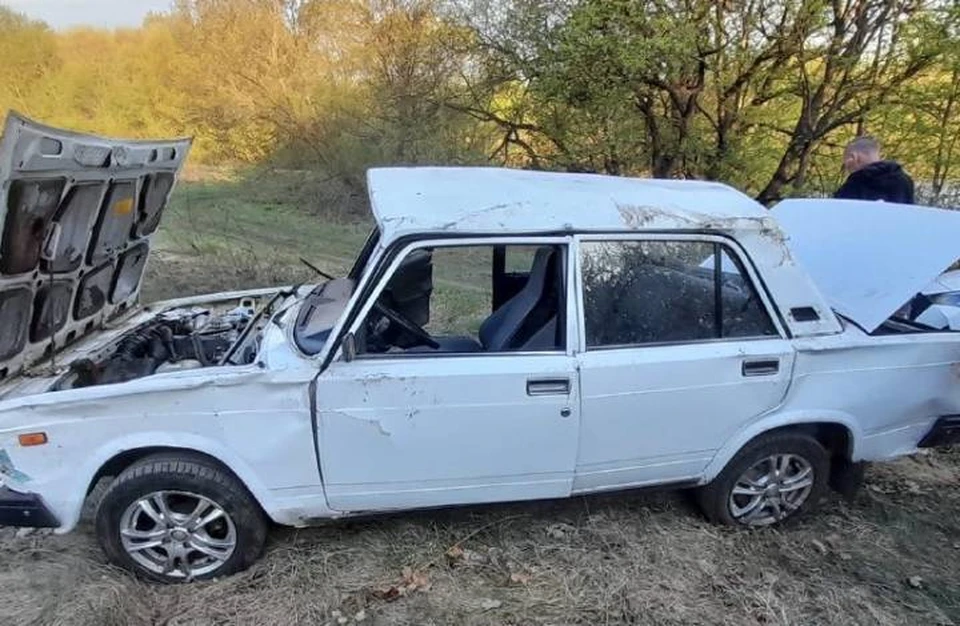 «Пятерка» после аварии.