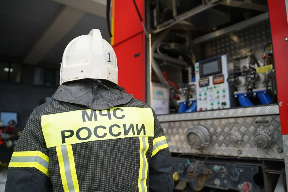 В Новосибирске вспыхнула квартира в жилой девятиэтажке.