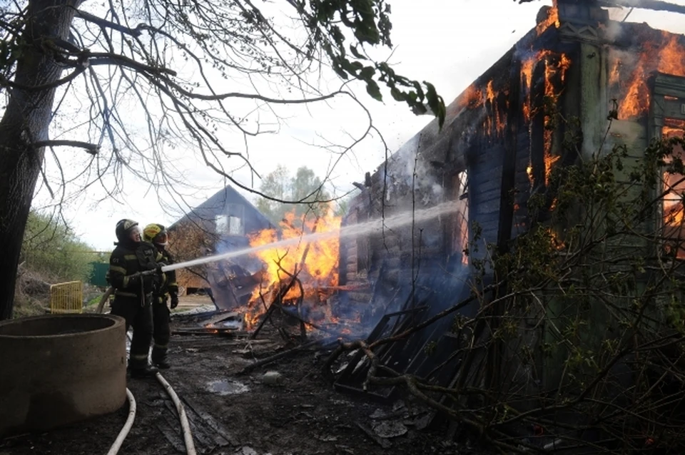 Садовое товарищество загорелось в Комсомольске-на-Амуре