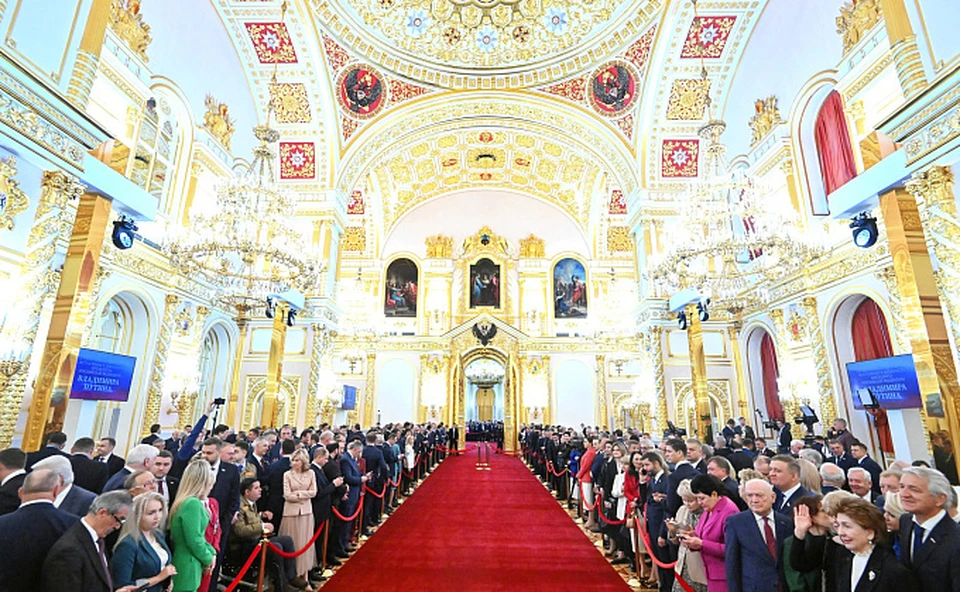 На инаугурации 7 мая. Фото: kremlin.ru
