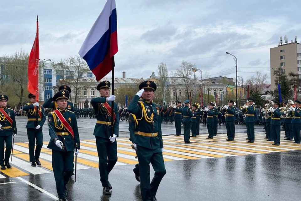 Генеральная репетиция Парада Победы проходит 7 мая в Иркутске