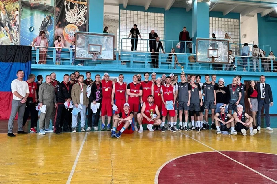 В ДНР завершился чемпионат «Первой Баскетбольной Лиги» среди мужских команд. Фото: ТГ/Мартынов