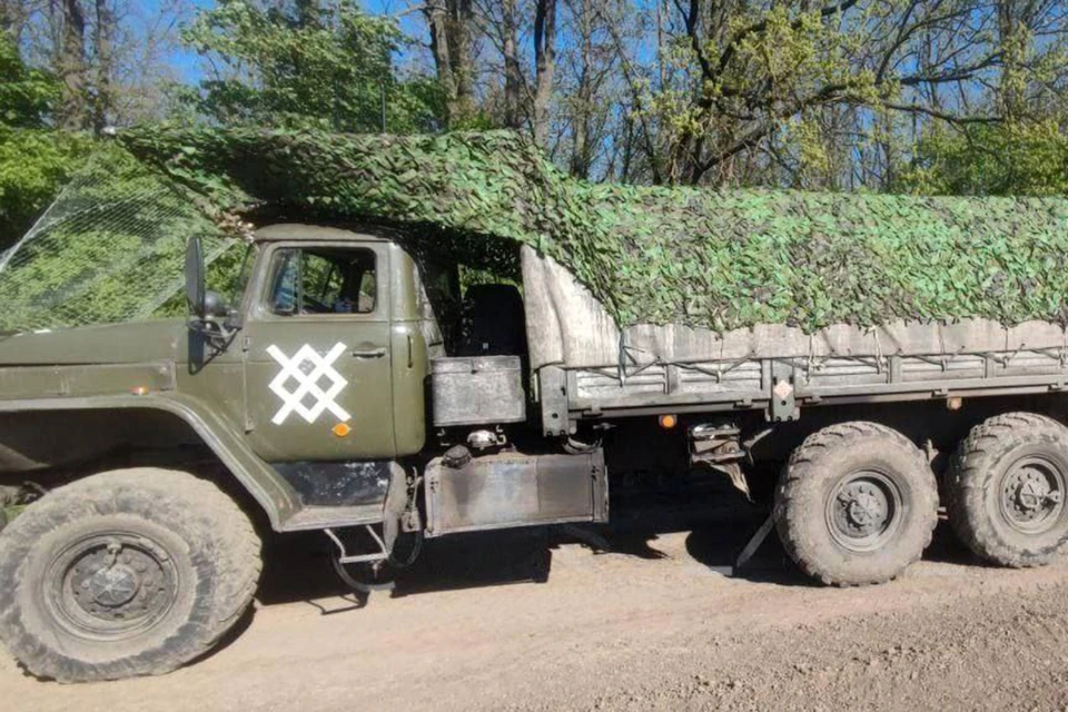 Новый знак, замеченный на военной технике группировки «Север» Вооруженных сил (ВС) России. Фото: https://t.me/milinfolive