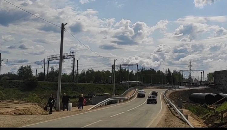 Движение по объездной дороге на месте бывшего Панинского моста открыто в Вязьме