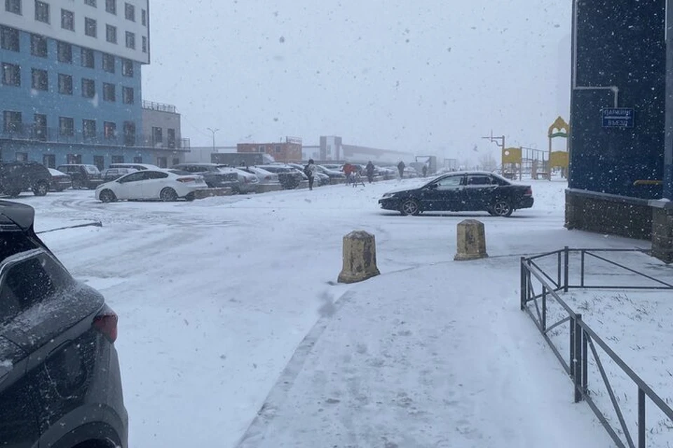 Летний снегопад накрыл Тюменскую область.