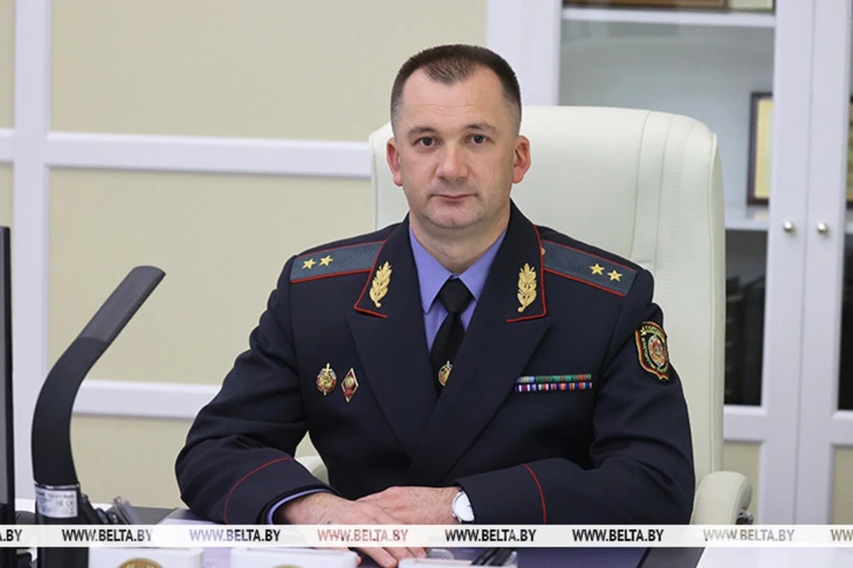 Глава МВД Беларуси Кубраков рассказал, что кибератаки на госорганы стали частью стратегии беглых. Фото: БелТА