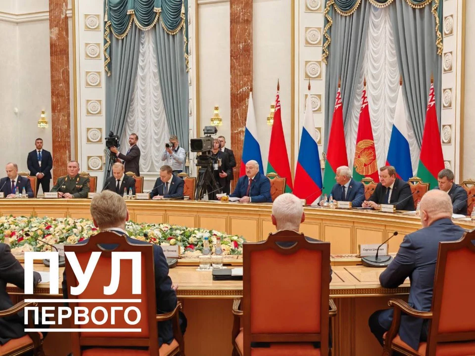 Лукашенко заявил про защиту от санкций. Фото: телеграм-канал «Пул Первого»