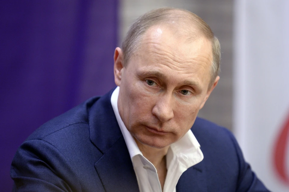 Владимир Путин сделал Тулеева почетным строителем России. Фото - kremlin.ru