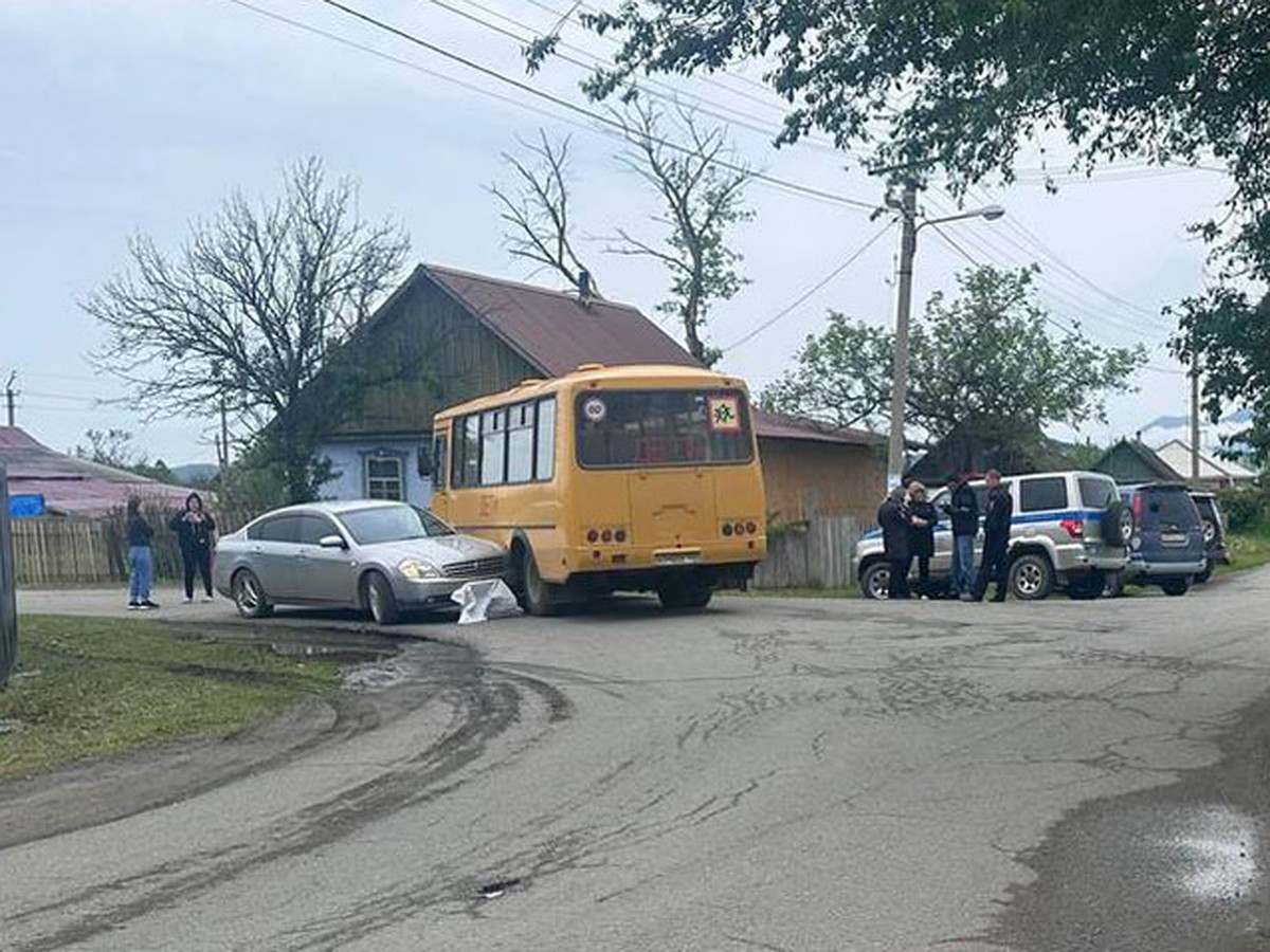 В Приморье автобус со школьниками попал в аварию - KP.RU