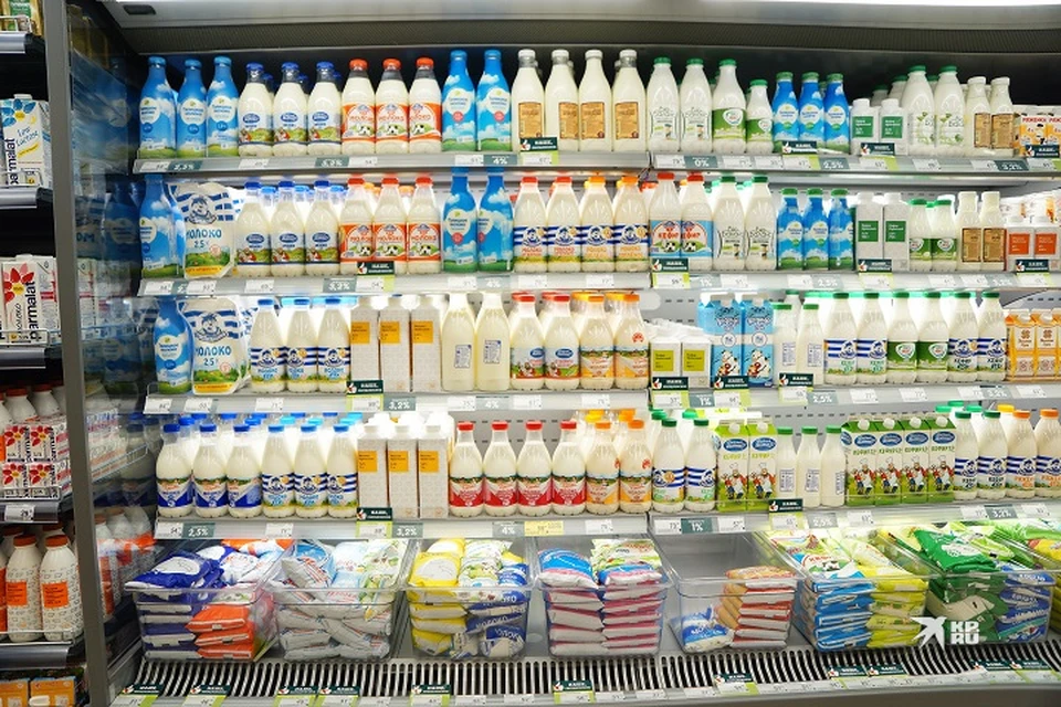 Цена за литр молока варьируется от 72 до 99 рублей