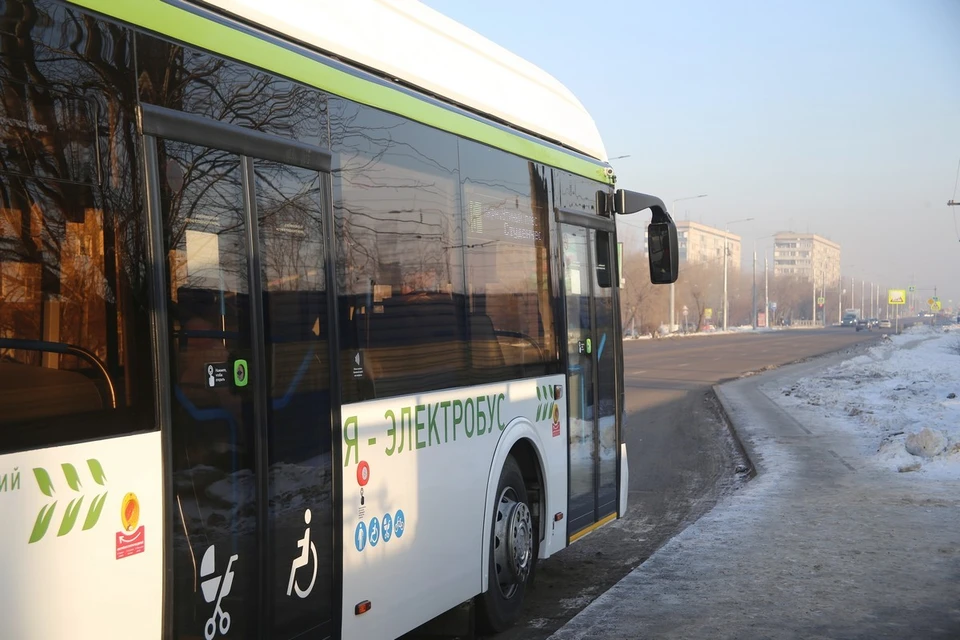 В Красноярске на один день станет бесплатным проезд в электробусах