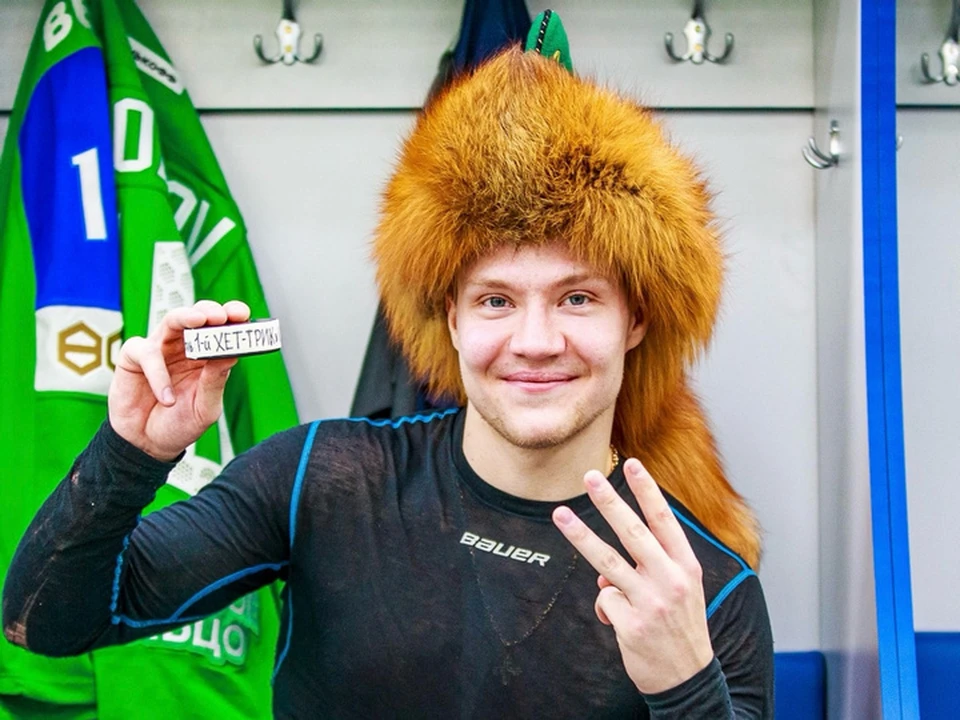 Иван Дроздов провел в составе «Салавата» два полных сезона и сделал свой первый хет-трик в КХЛ. Фото: ХК «Салават Юлаев»