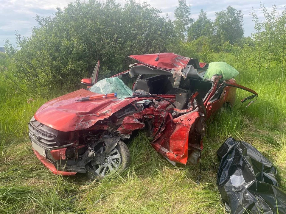 Мужчина погиб в страшном ДТП в Смоленском районе Фото: Госавтоинспекция Смоленской области