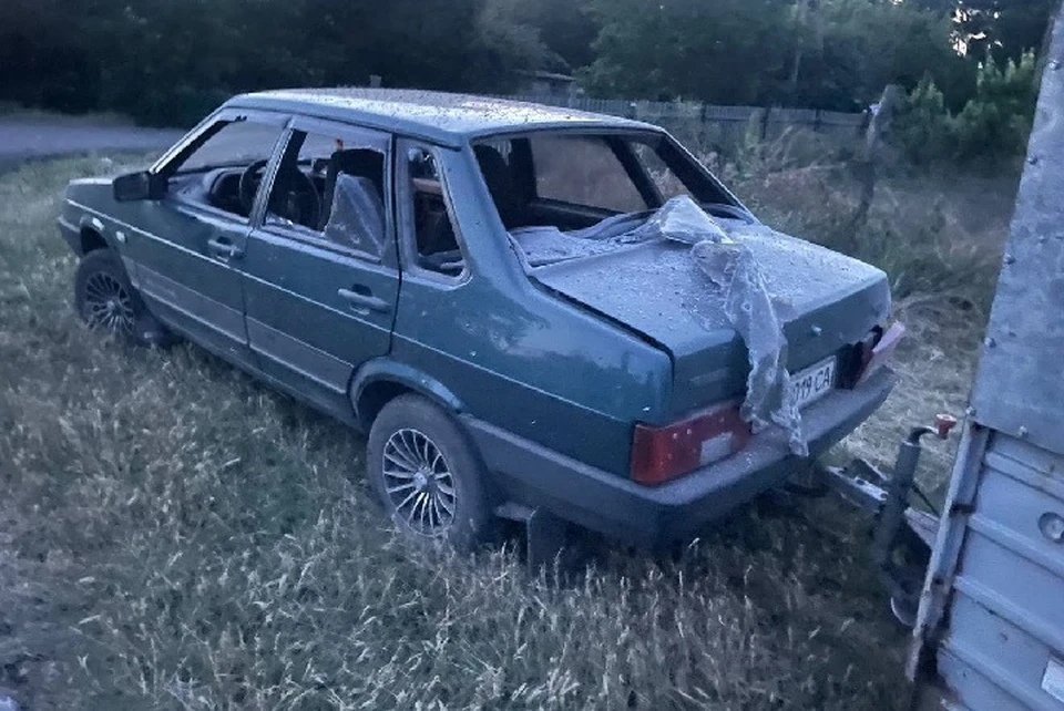 Боевики ВСУ вечером 7 июня атаковали гражданский объект в Херсонской области. ФОТО? тг-канал Владимира Сальдо