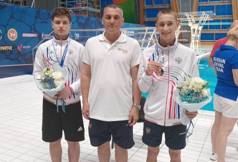 Александр Воронин и Никита Кудрявцев стали единственными воронежскими призерами чемпионата России по прыжкам в воду в Казани.