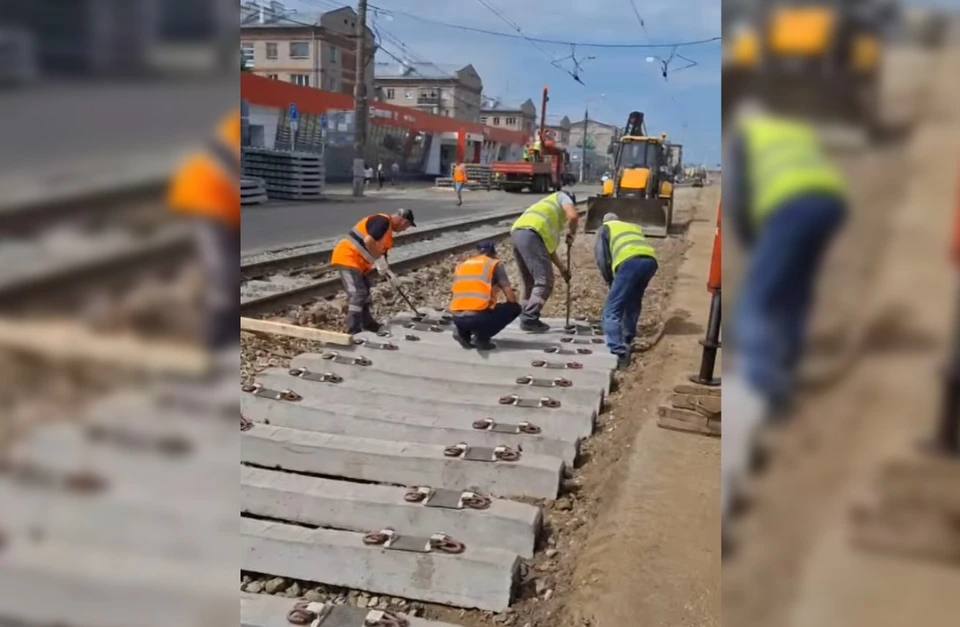 Большой ремонт по улице Ленина начался в конце мая. Фото: Дмитрий Чистяков