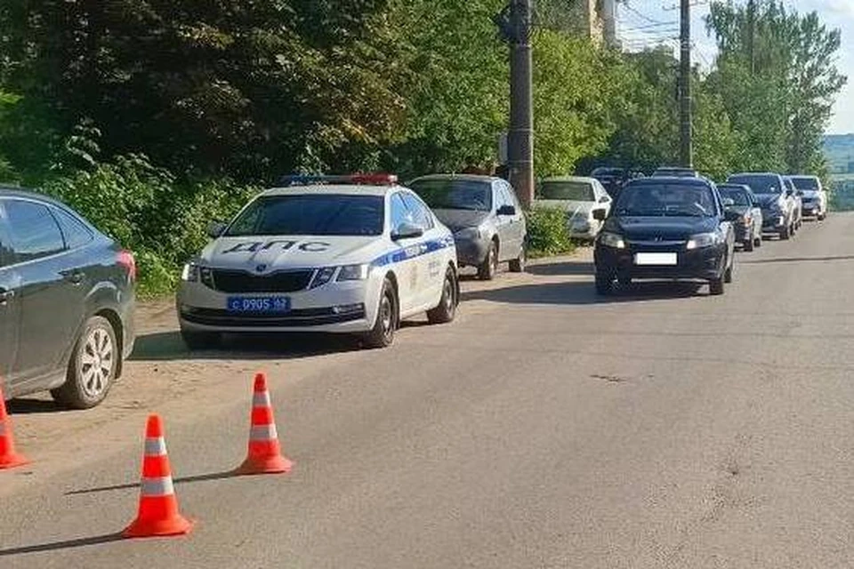 Восьмилетнюю девочку сбила Lada в Скопине. Фото: рязанская Госавтоинспекция.