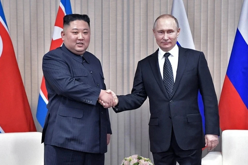 Владимир Путин поблагодарил Ким Чен Ына за теплый прием в КНДР