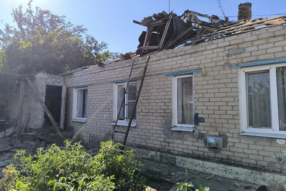 По Акимовке нанесли удары украинские беспилотники. ФОТО: телеграм-канал Михаила Евраева
