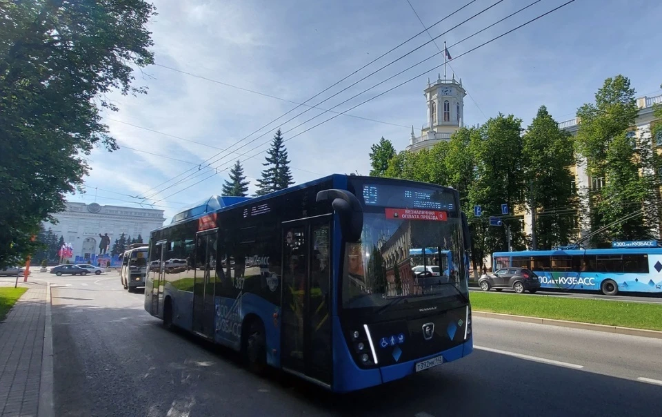 В Кемерове автобусы временно изменят свои маршруты. Фото: Пресс-служба администрации правительства Кузбасса