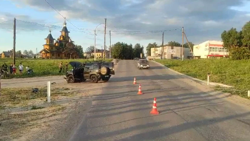 Водитель иномарки сбил подростка на мотоцикле в Первомайске. Фото: пресс-служба УГИБДД по Нижегородской области.