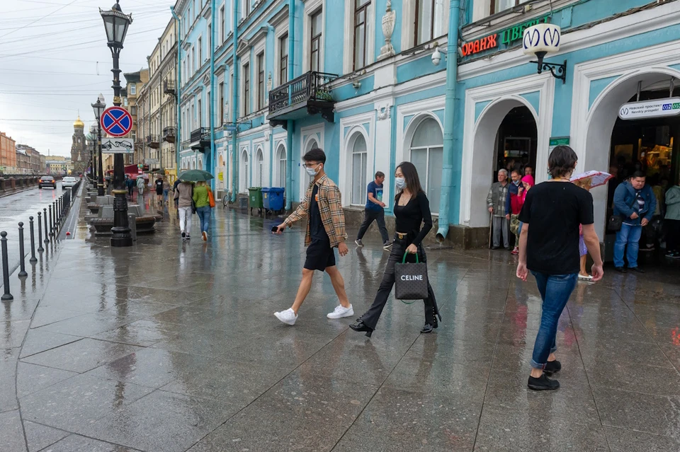Снег закончился очень быстро.
