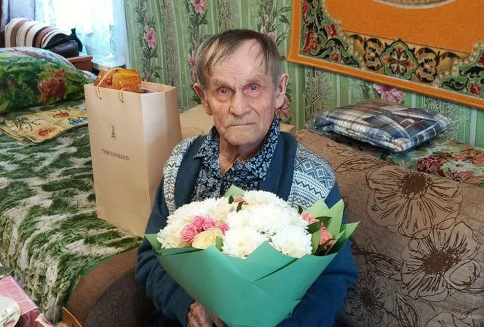 Исполнилось 100 лет участнику Великой Отечественной войны Ивану Васильевичу Кирину.