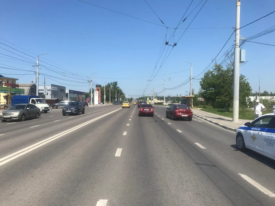 На улице Октябрьской в Туле автоледи сбила недисциплинированного пешехода