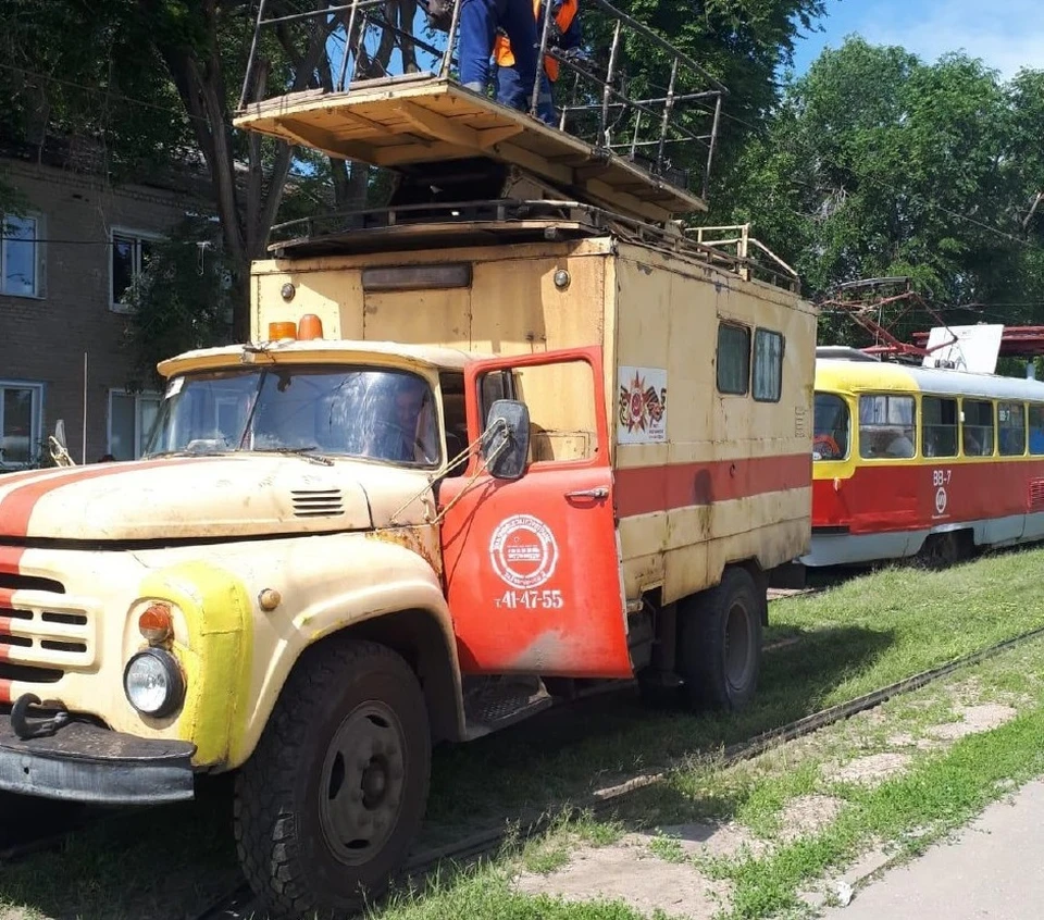 2 июля в Ульяновске будут ремонтировать контактную сеть на Северном Венце. Фото Ульяновскэлектротранс