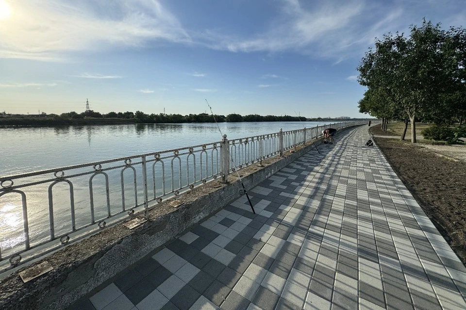 В Краснодаре отремонтировали Рождественскую Набережную Фото: пресс-служба городской администрации