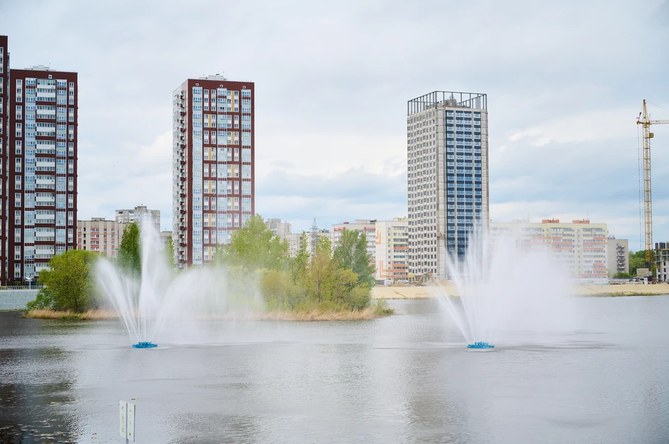 В Ульяновске фонтаны из-за жары перевели на шестидневный график работы