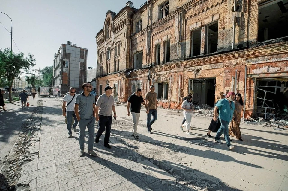 В Мариуполе рассматривают возможность восстановления еще одного важного исторического здания в центре города. Фото: ТГ/Моргун