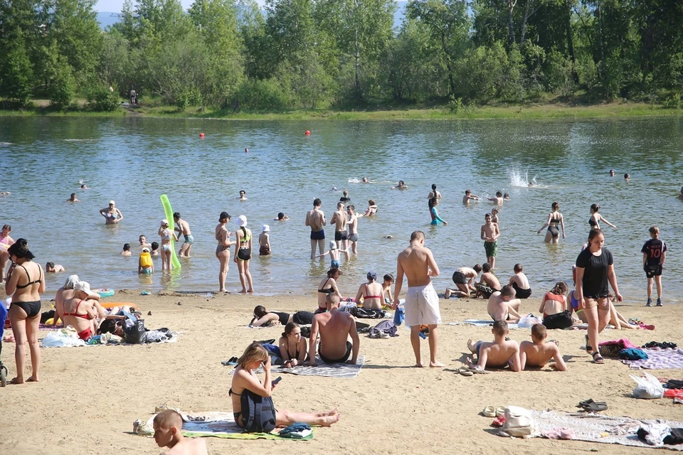 В Красноярске открылся пляж