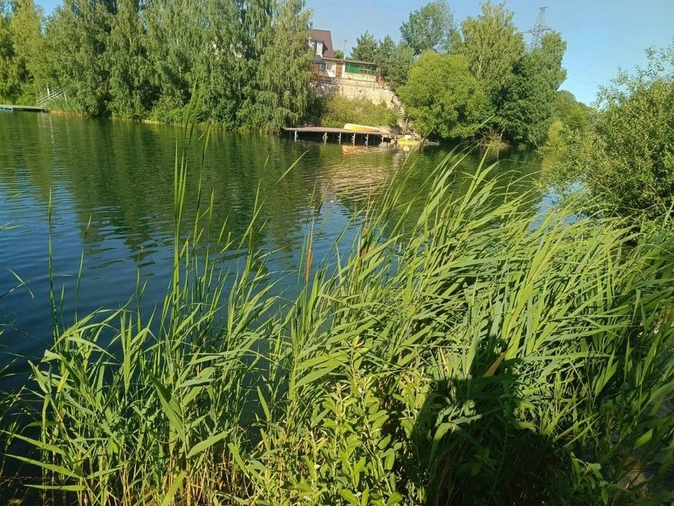 Появились фото с места гибели юноши на водоеме в Новомичуринске. Фото: https://t.me/prokrzn