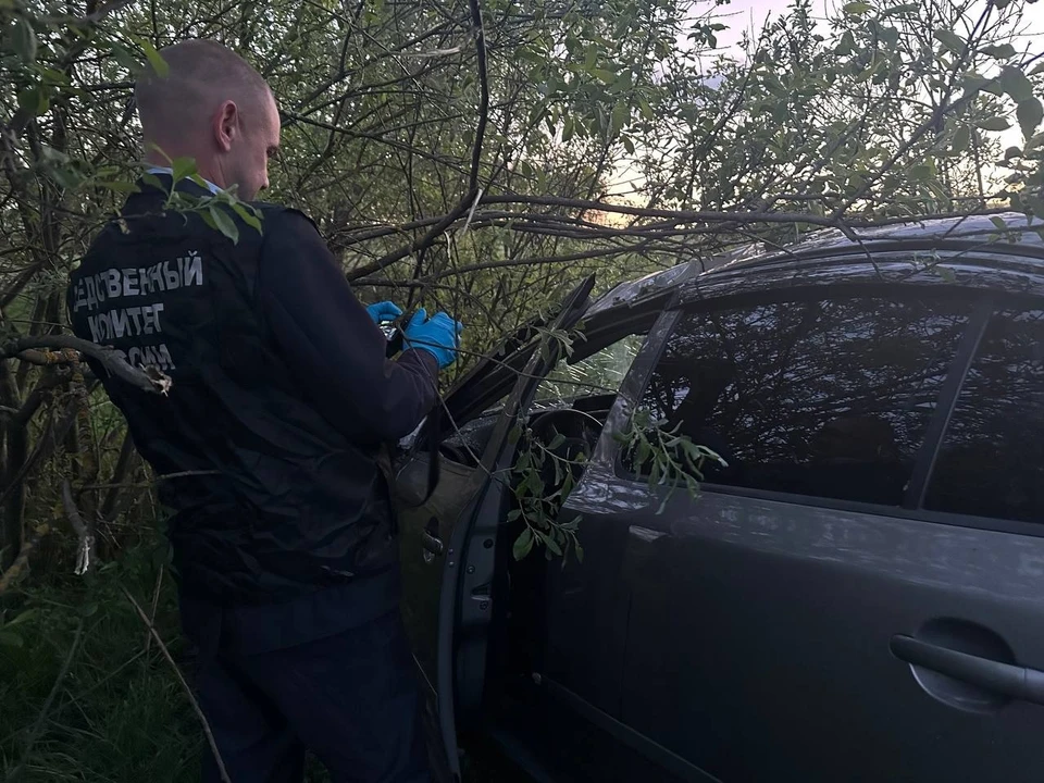 В момент аварии в машине находились трое маленьких детей